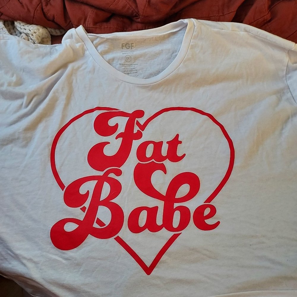 Fat Girl Flow FAT BABE Crop Top 6X